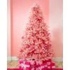 Treetopia Pretty in Pink 6-Foot-Tall Artificial Full Bodied Unlit Christmas Tree Colorful Holiday Decoration with Premium Pink Stand and Easy Assembly