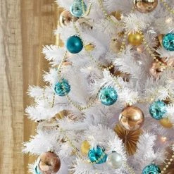 Treetopia Winter White 6-Foot-Tall Artificial Full Bodied Unlit Christmas Tree Colorful Holiday Decoration with Premium White Stand and Easy Assembly -Christmas Trees Sales Store unnamed file 8966