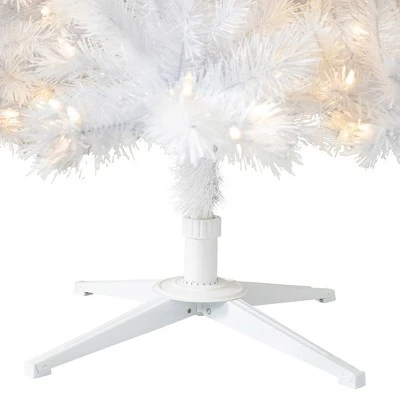 Treetopia Moonlight White 6-Foot-Tall Artificial Slim Unlit Christmas Tree Colorful Holiday Decoration with Premium White Stand & Easy Assembly 4 Treetopia Moonlight White 6-Foot-Tall Artificial Slim Unlit Christmas Tree Colorful Holiday Decoration with Premium White Stand & Easy Assembly - Image 4