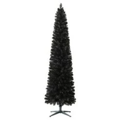 Treetopia Stiletto Black 7 Foot Artificial Prelit Pencil Thin Christmas Tree Holiday Decoration with White LED Lights, Premium Stand, and Foot Pedal 7 Treetopia Stiletto Black 7 Foot Artificial Prelit Pencil Thin Christmas Tree Holiday Decoration with White LED Lights, Premium Stand, and Foot Pedal -Christmas Trees Sales Store unnamed file 8986