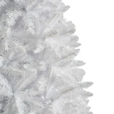 Treetopia Winter White 7-Foot-Tall Artificial Full Bodied Unlit Christmas Tree Colorful Holiday Decoration with Premium White Stand and Easy Assembly 2 Treetopia Winter White 7-Foot-Tall Artificial Full Bodied Unlit Christmas Tree Colorful Holiday Decoration with Premium White Stand and Easy Assembly - Image 2