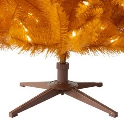 Treetopia 100% Orange 5 Foot Artificial Prelit Full Bodied Christmas Tree Holiday Decoration w/ 450 White LED Lights, Premium Stand & Foot Pedal 6 Treetopia 100% Orange 5 Foot Artificial Prelit Full Bodied Christmas Tree Holiday Decoration w/ 450 White LED Lights, Premium Stand & Foot Pedal -Christmas Trees Sales Store unnamed file 9036