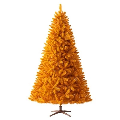 Treetopia 100% Orange 5 Foot Artificial Prelit Full Bodied Christmas Tree Holiday Decoration w/ 450 White LED Lights, Premium Stand & Foot Pedal 4 Treetopia 100% Orange 5 Foot Artificial Prelit Full Bodied Christmas Tree Holiday Decoration w/ 450 White LED Lights, Premium Stand & Foot Pedal - Image 4
