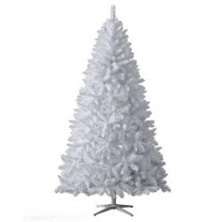 Treetopia Winter White 6 Foot Artificial Prelit Full Bodied Christmas Tree Holiday Decoration with White LED Lights, Premium Stand & Foot Pedal -Christmas Trees Sales Store unnamed file 9045