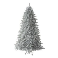 Treetopia Luxe Pure Platinum 6 Ft Artificial Prelit Full Bodied Tinsel Christmas Tree Holiday Decoration, White LED Lights, Premium Stand & Foot Pedal 6 Treetopia Luxe Pure Platinum 6 Ft Artificial Prelit Full Bodied Tinsel Christmas Tree Holiday Decoration, White LED Lights, Premium Stand & Foot Pedal -Christmas Trees Sales Store unnamed file 9052