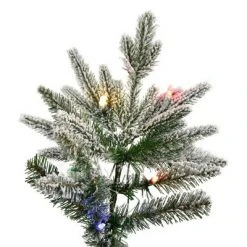Vickerman Flocked Vail Pine Artificial Christmas Tree