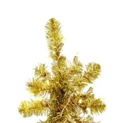 Vickerman 6' Champagne Upside Down Artificial Christmas Tree