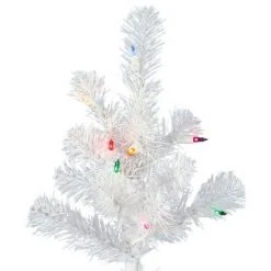Vickerman Crystal White Spruce Upside Down Artificial Christmas Tree