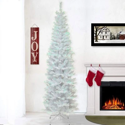 National Tree Company 6 Foot Unlit Holiday Tinsel Tree Bundle with Twinkly 250 LED RGB Multicolor 65.5 Foot Decorative String Lights, Bluetooth WiFi 2 National Tree Company 6 Foot Unlit Holiday Tinsel Tree Bundle with Twinkly 250 LED RGB Multicolor 65.5 Foot Decorative String Lights, Bluetooth WiFi - Image 2