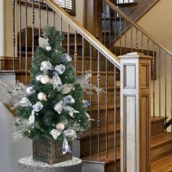 National Tree Company 40" Decorative Collection Ornament Tree with Clear Lights