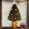 National Tree Company 36" Fiber Optic Double Bell Tree