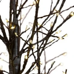 Kurt S. Adler Kurt Adler 3' Dark Brown Twig Tree with 500 Warm White Cluster Lights