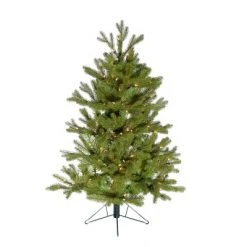 Kurt S. Adler Kurt Adler 6' Pre-Lit PE Half Tree with Stand