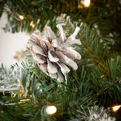 Sullivans Artificial 6' Lighted Natural Bark Tree Green 1 Sullivans Artificial 6' Lighted Natural Bark Tree Green