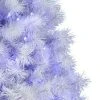 Treetopia Hanukkah White 7 Foot Artificial Prelit Full Bodied Celebration Tree with Alternating Blue and White LED Lights, Premium Stand, & Foot Pedal