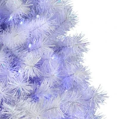Treetopia Hanukkah White 7 Foot Artificial Prelit Full Bodied Celebration Tree with Alternating Blue and White LED Lights, Premium Stand, & Foot Pedal 1 Treetopia Hanukkah White 7 Foot Artificial Prelit Full Bodied Celebration Tree with Alternating Blue and White LED Lights, Premium Stand, & Foot Pedal