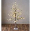 Plow & Hearth - Medium Lighted Snowy Pine Tree with 90 Lights, 60"H