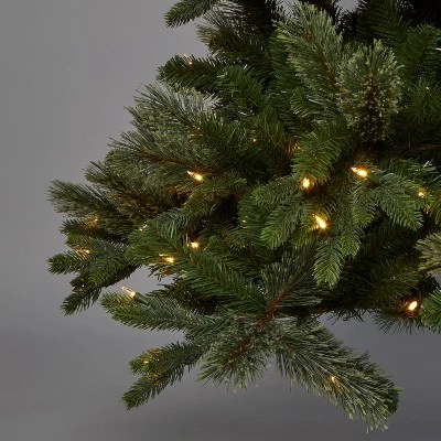 7.5' Pre-Lit LED Full Virginia Pine Artificial Christmas Tree Warm White Lights with AutoConnect - Wondershop™ 2 7.5' Pre-Lit LED Full Virginia Pine Artificial Christmas Tree Warm White Lights with AutoConnect - Wondershop™ - Image 2