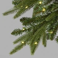 5' Pre-Lit LED Downswept Alpine Balsam Artificial Christmas Tree Warm White Dew Drop Lights - Wondershop™