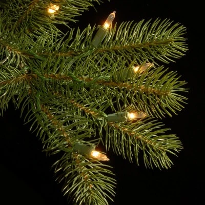 National Tree Company Pre-Lit 'Feel Real' Artificial Slim Downswept Christmas Tree, Green, Douglas Fir, White Lights, Includes Stand, 9 Feet 3 National Tree Company Pre-Lit 'Feel Real' Artificial Slim Downswept Christmas Tree, Green, Douglas Fir, White Lights, Includes Stand, 9 Feet - Image 3